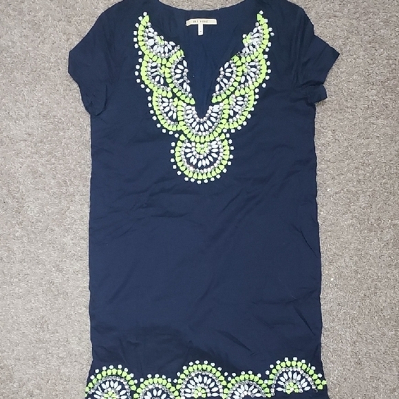Navy Embellished Women's Top - Picture 1 of 6